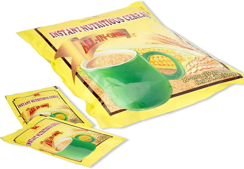 Vinacafe Instant Cereal Mix – 20 Sachets (14.11 Oz) | Nutritious Vietnamese Instant Cereal Drink - Image 4